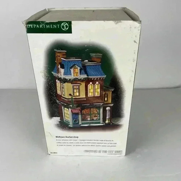 Department 56 Dept 56 Christmas In The City - Midtown Barbershop - Picture 8 of 10